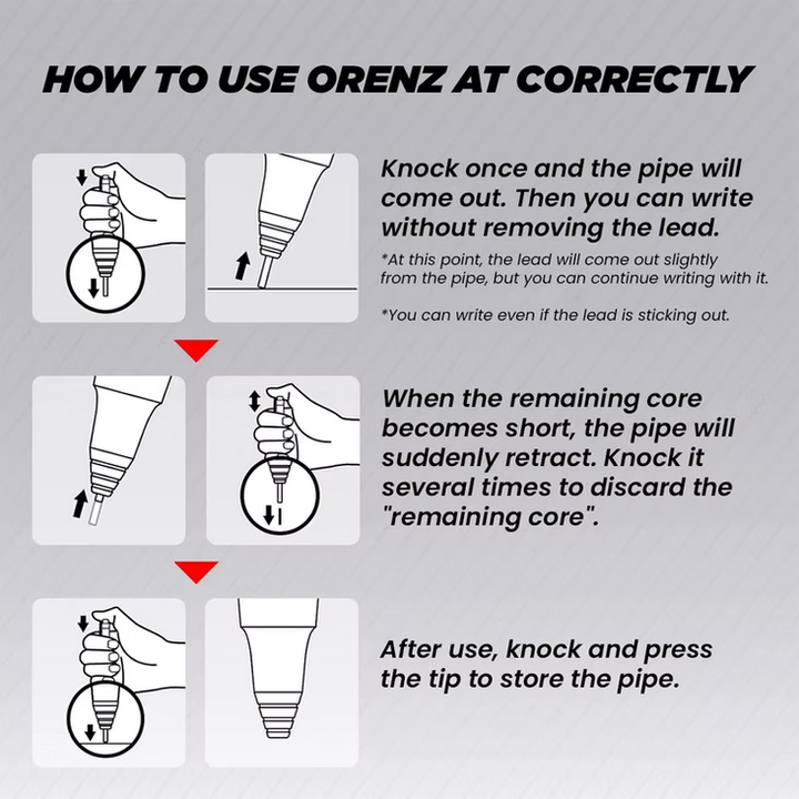 Pentel Orenz AT Dual Grip Mechanical Pencil 0.5mm Bbag | India’s Best Online Stationery Store