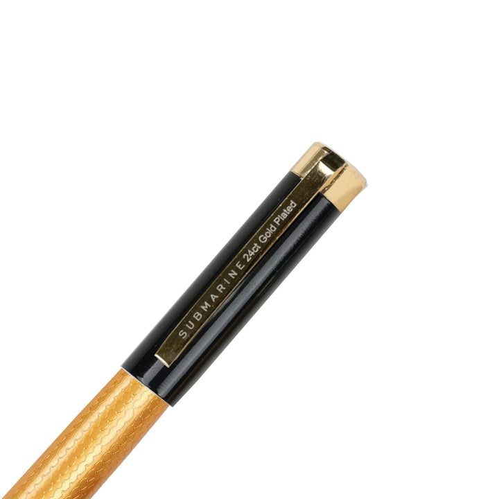 Submarine 24 Carat Gold Plated Fountain Pen Bbag | India’s Best Online Stationery Store