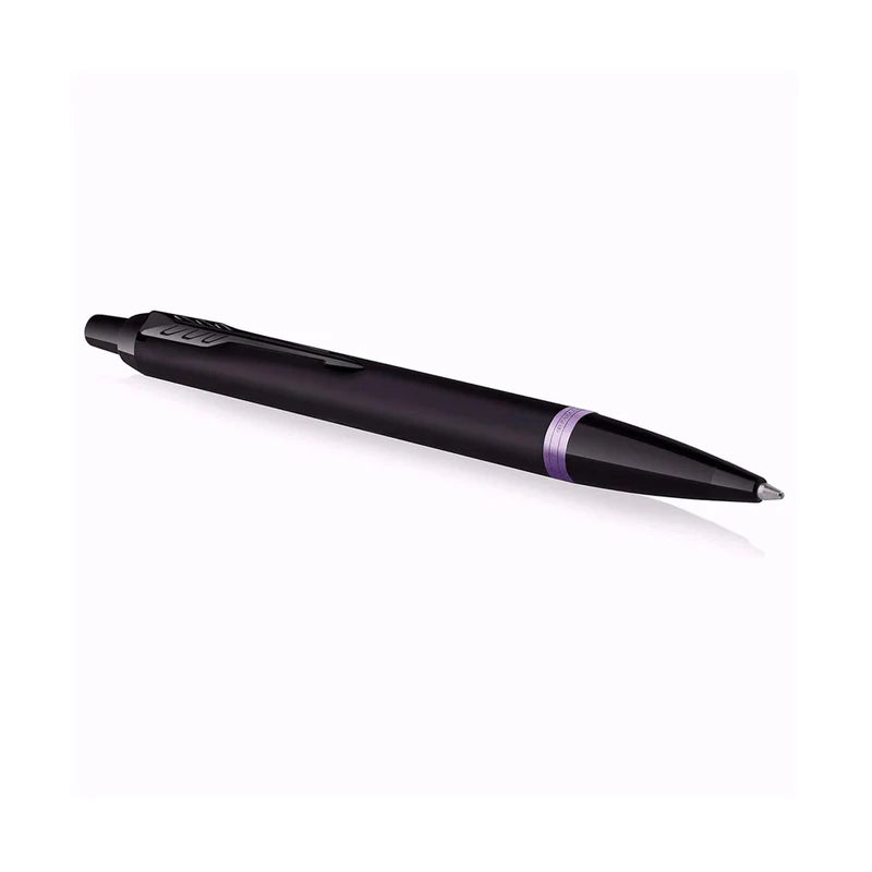 Parker IM Amethyst Purple Black Trim Ballpoint Pen Bbag | India’s Best Online Stationery Store