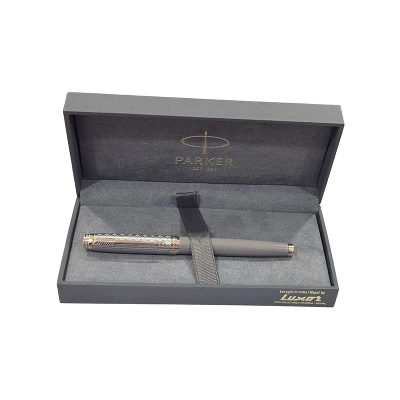 Parker Ambient Deluxe Grey RGT Rollerball Pen Bbag | India’s Best Online Stationery Store