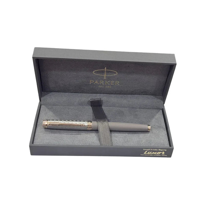 Parker Ambient Deluxe Grey RGT Rollerball Pen Bbag | India’s Best Online Stationery Store