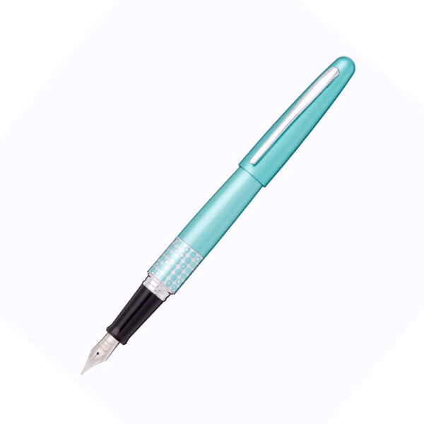 Pilot MR 3 Retro Pop Collection Metallic Light Blue Fountain Pen – Medium Nib