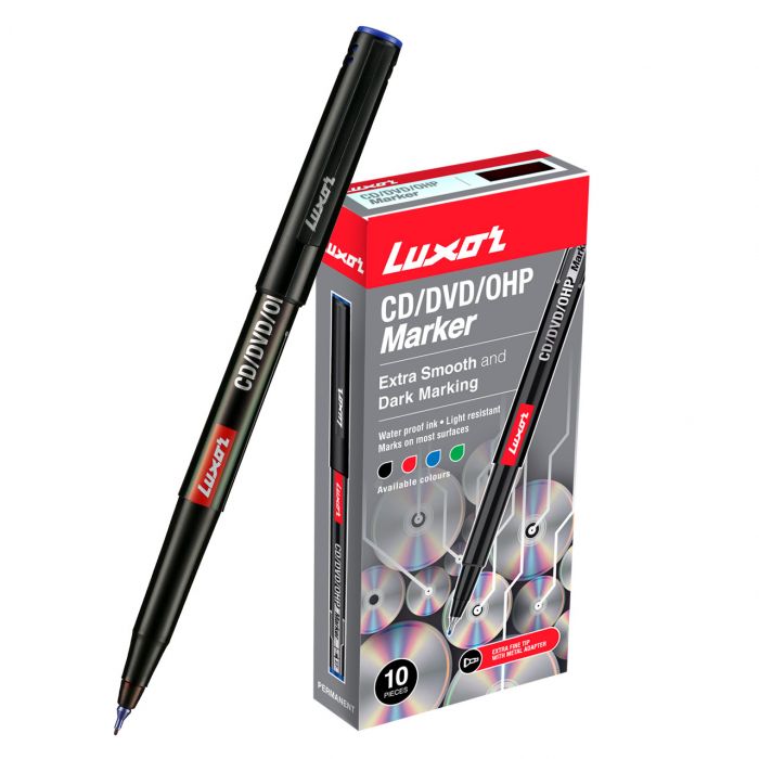 Luxor CD/DVD/OHP Marker - Bbag | India’s Best Online Stationery Store