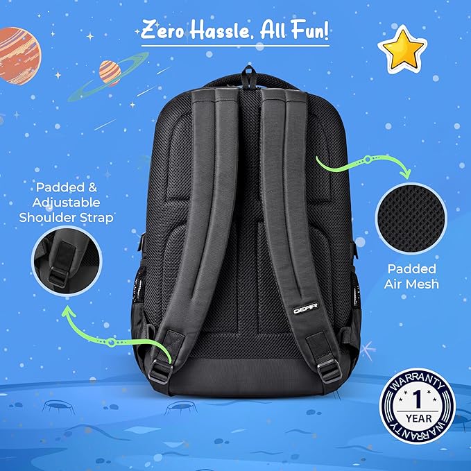 Gear Pop Star 27L Water Resistant School Backpack Bbag | India’s Best Online Stationery Store