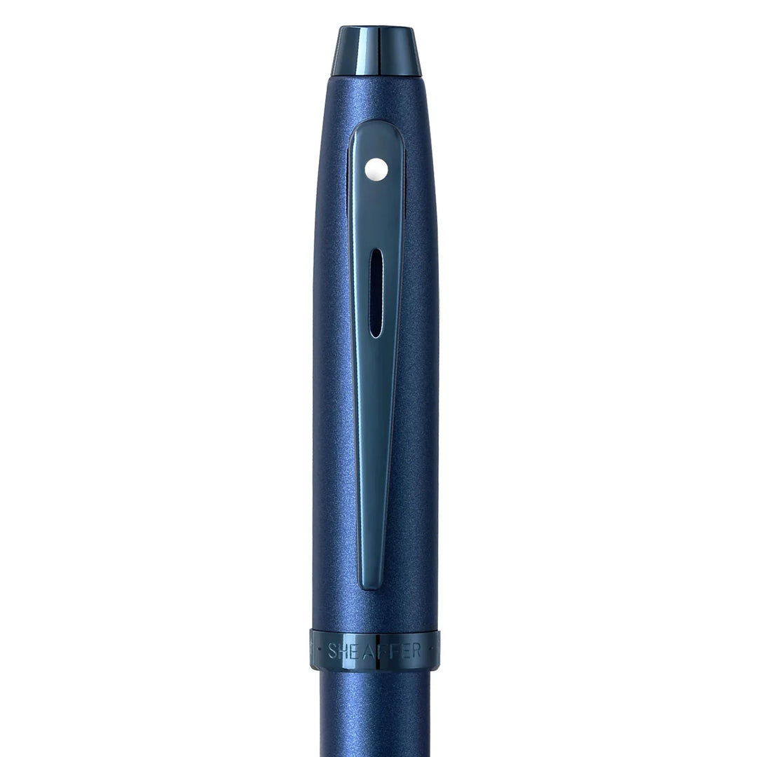 sheaffer 9371 Ballpoint Pen - Satin Blue PVD