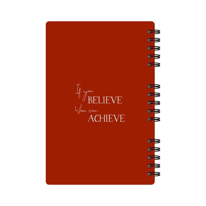 Creative Convert If You Believe You Can Achieve Diary