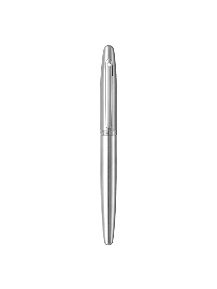 Sheaffer VFM 9426 Brushed Chrome Rollerball Pen with Chrome Trim