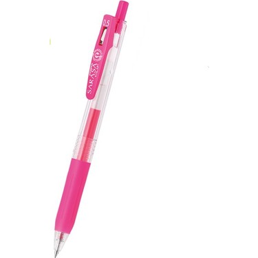 Pink Colour Zebra Sarasa Clip Neon Gel Pen