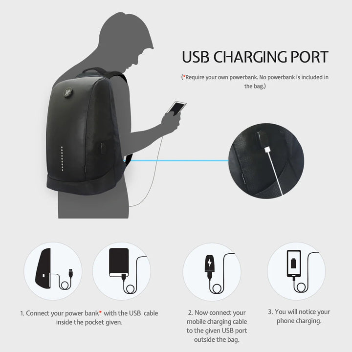 Arctic Fox Slope Anti-Theft Laptop Backpack Bbag | India’s Best Online Stationery Store