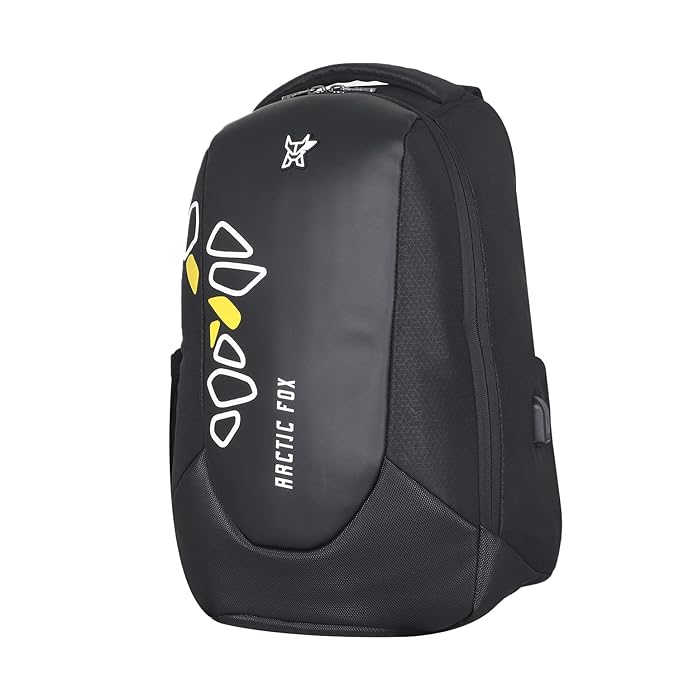 ARCTIC FOX Stone Black Backpack Bbag | India’s Best Online Stationery Store