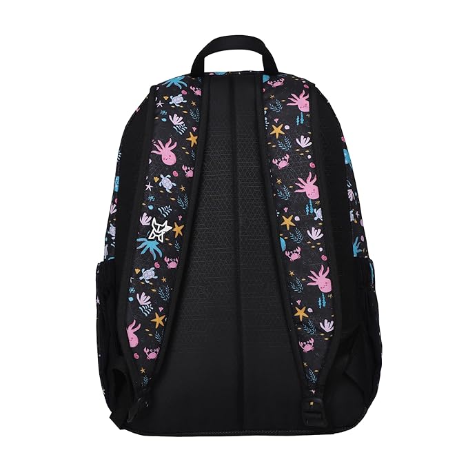 Arctic Fox Wink Octopus Black 21L School Backpack Bbag | India’s Best Online Stationery Store