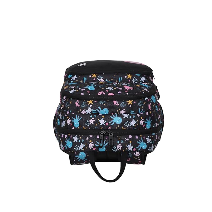 Arctic Fox Wink Octopus Black 21L School Backpack Bbag | India’s Best Online Stationery Store