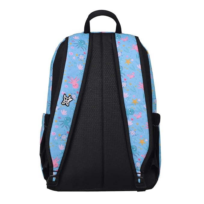 Arctic Fox Wink Octopus Aqua Blue School Backpack Bbag | India’s Best Online Stationery Store