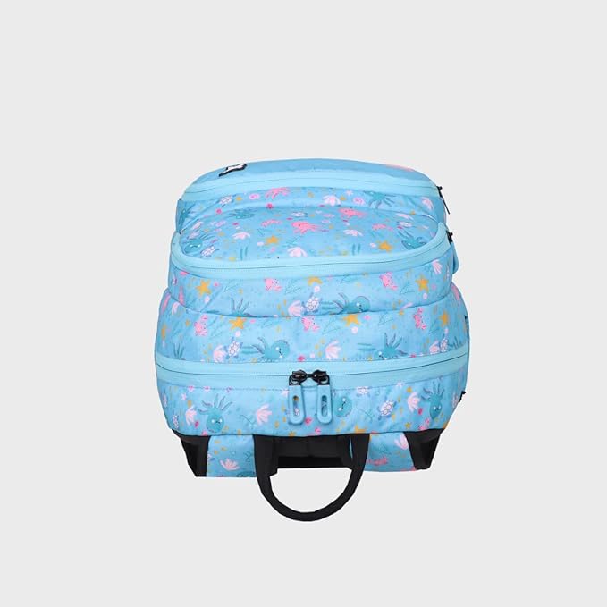Arctic Fox Wink Octopus Aqua Blue School Backpack Bbag | India’s Best Online Stationery Store