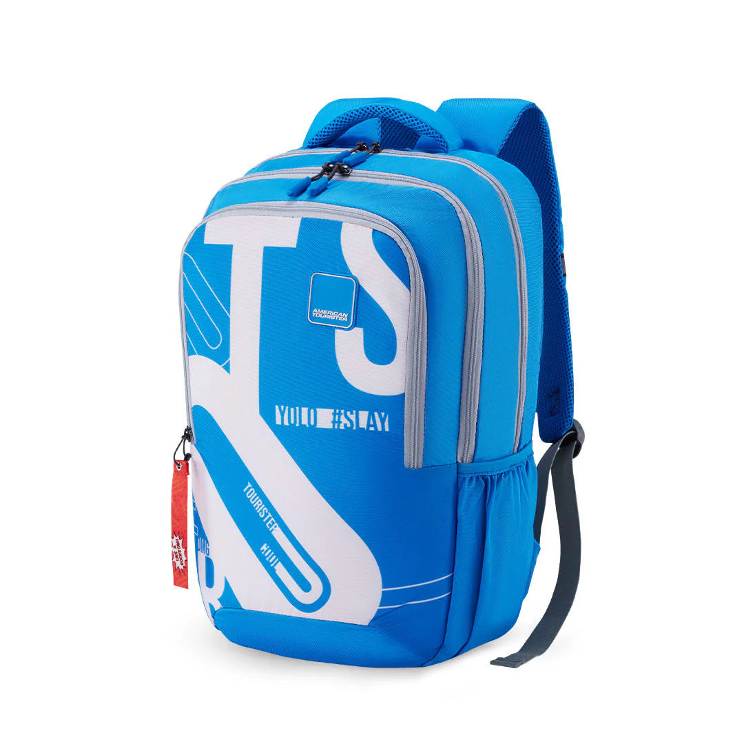 American Tourister Sest 3.0 Blue Backpack with Laptop Sleeve Bbag | India’s Best Online Stationery Store