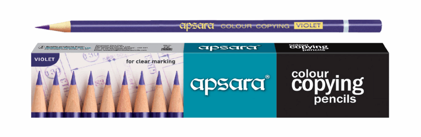 A box of Violet Apsara Colour Copying Pencils