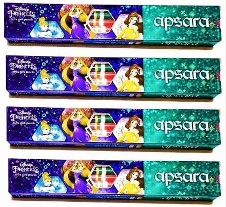 4 box of Apsara Disney Princess Pencils