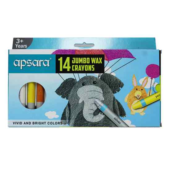 A Pack of Apsara Jumbo Wax Crayons