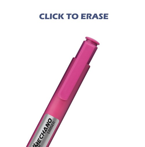 Pink Apsara Mechano Eraser Click to erase 