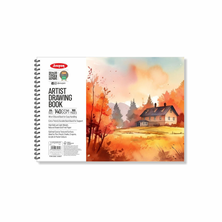 Anupam Artist Drawing Book-Acid Free Paper(140 GSM)
