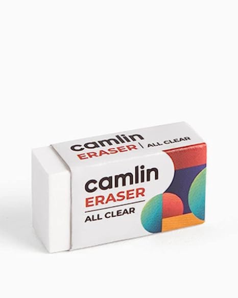 Camlin Supreme Smooth & Dark Pencil Erasers 