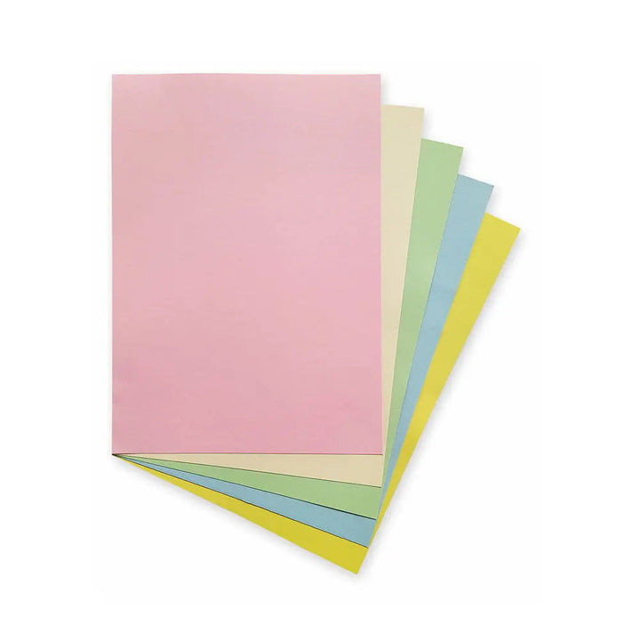 Anupam Colour Paper Pastel Shades 5 colour - 160 GSM Pack