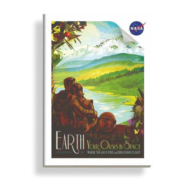 Anupam NASA Single Line Notebooks Soft Brown Cover ,60Gsm ,A4 Size ,172 PG