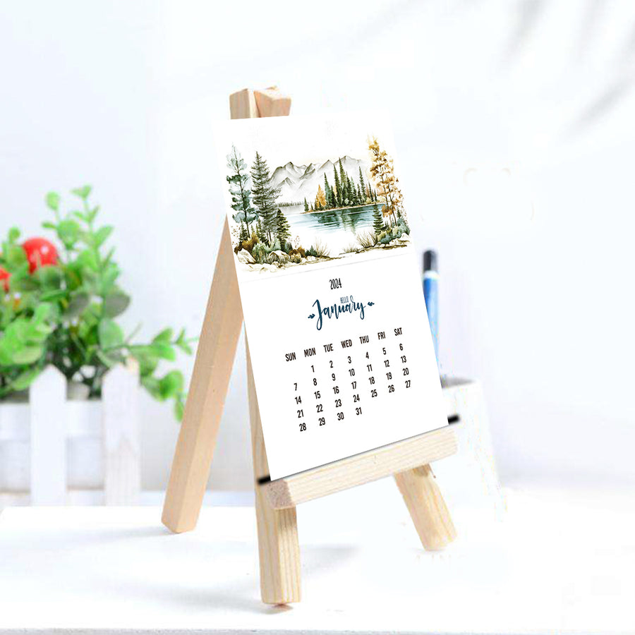 Creative Convert Nature Desk Calendar for desk that will elevate your table design 