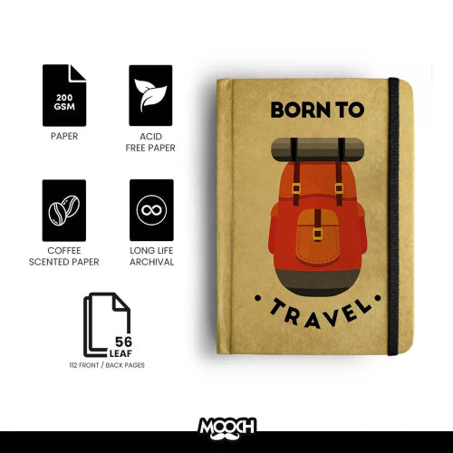 Mooch Diary Born to travel/ Bbag India's best online store