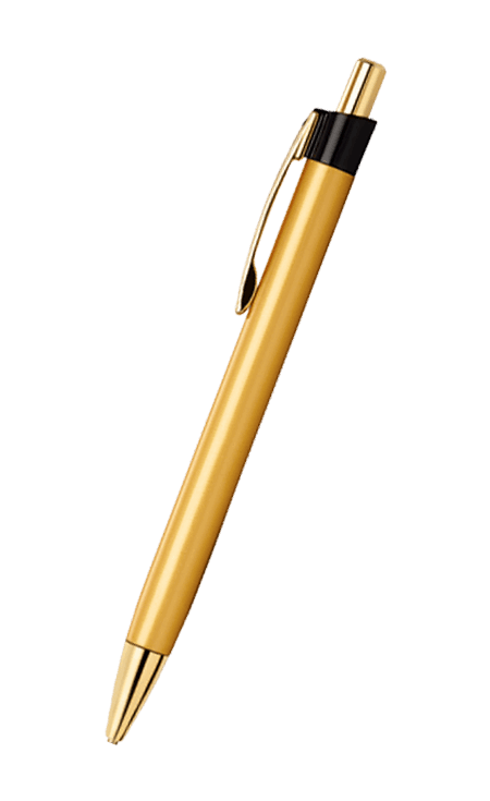 Bronze Body Colour Cello Bronza Ball Pen with 0.7 mm Tip Size 