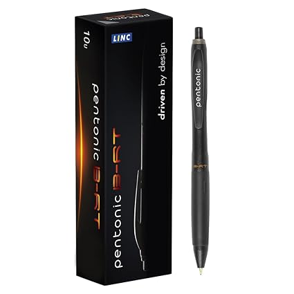Linc Pentonic BR-T Ball Pen 0.7mm black pen set of 10