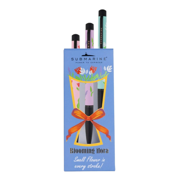 Blooming Flora Floral Scented Pen Set Pack of 3 | Premium Pens  MANADHAR STATIONERS PRIVATE LIMITED | Bbag | India’s Best Online Stationery Store |