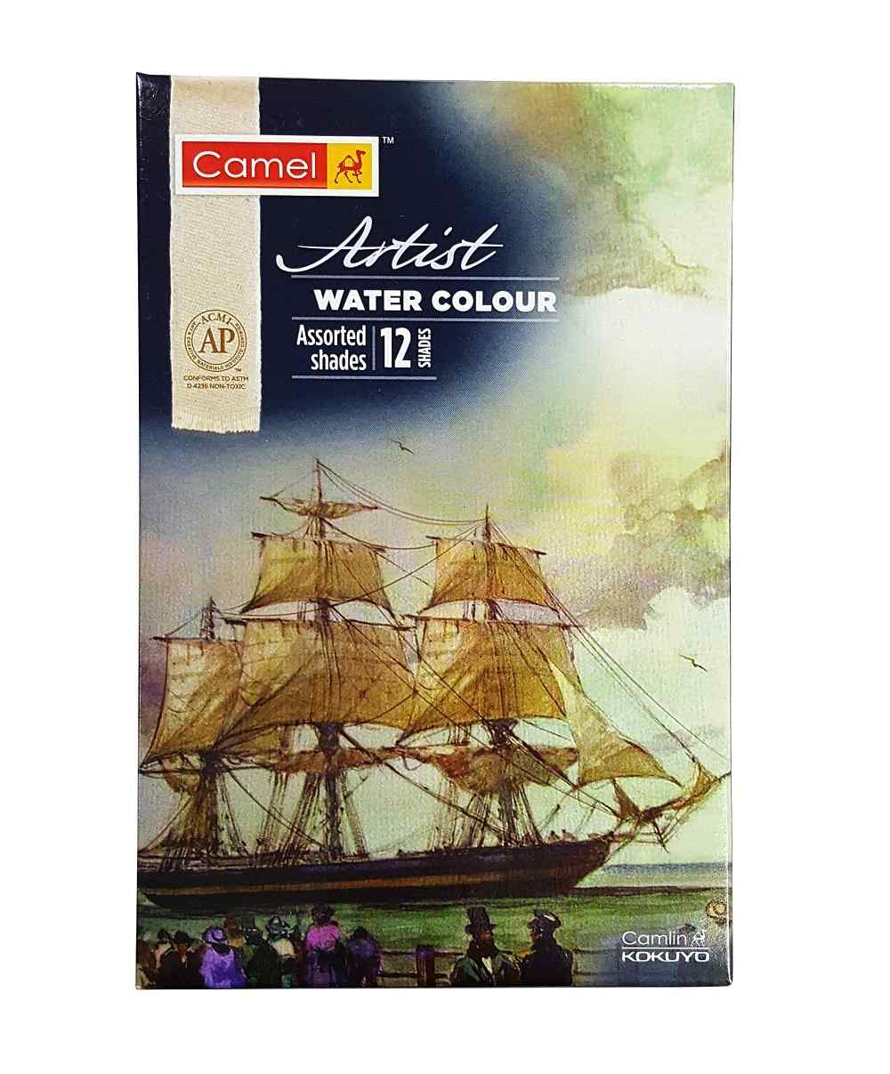 a box of Camel Artists Water Colour Tubes