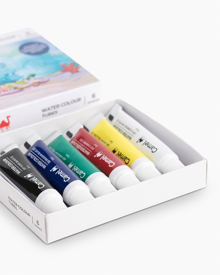 Camel Student Water Color Tubes 6 Shades - Bbag | India’s Best Online Stationery Store