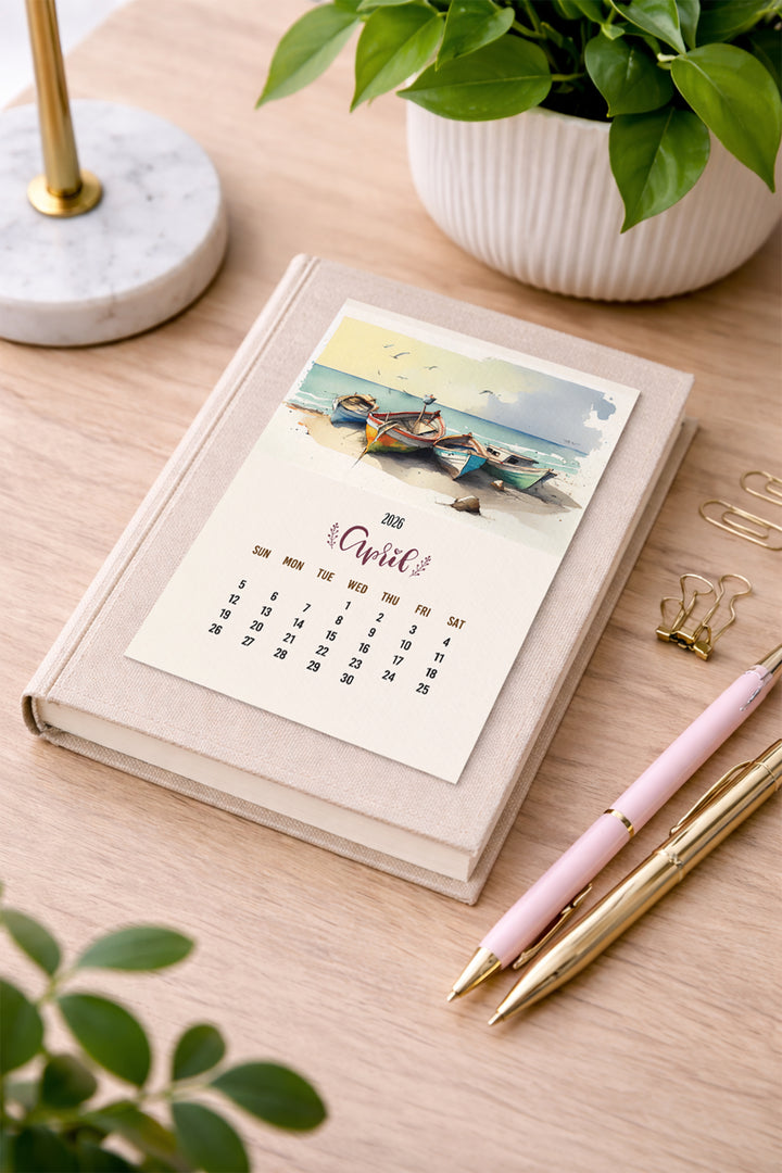 Creative Convert Nature Desk Calendar