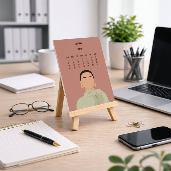 Creative Convert Aesthetic Desk Calendar