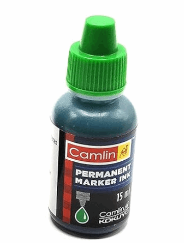 15 ml Camlin Permanent Marker Ink Green Colour
