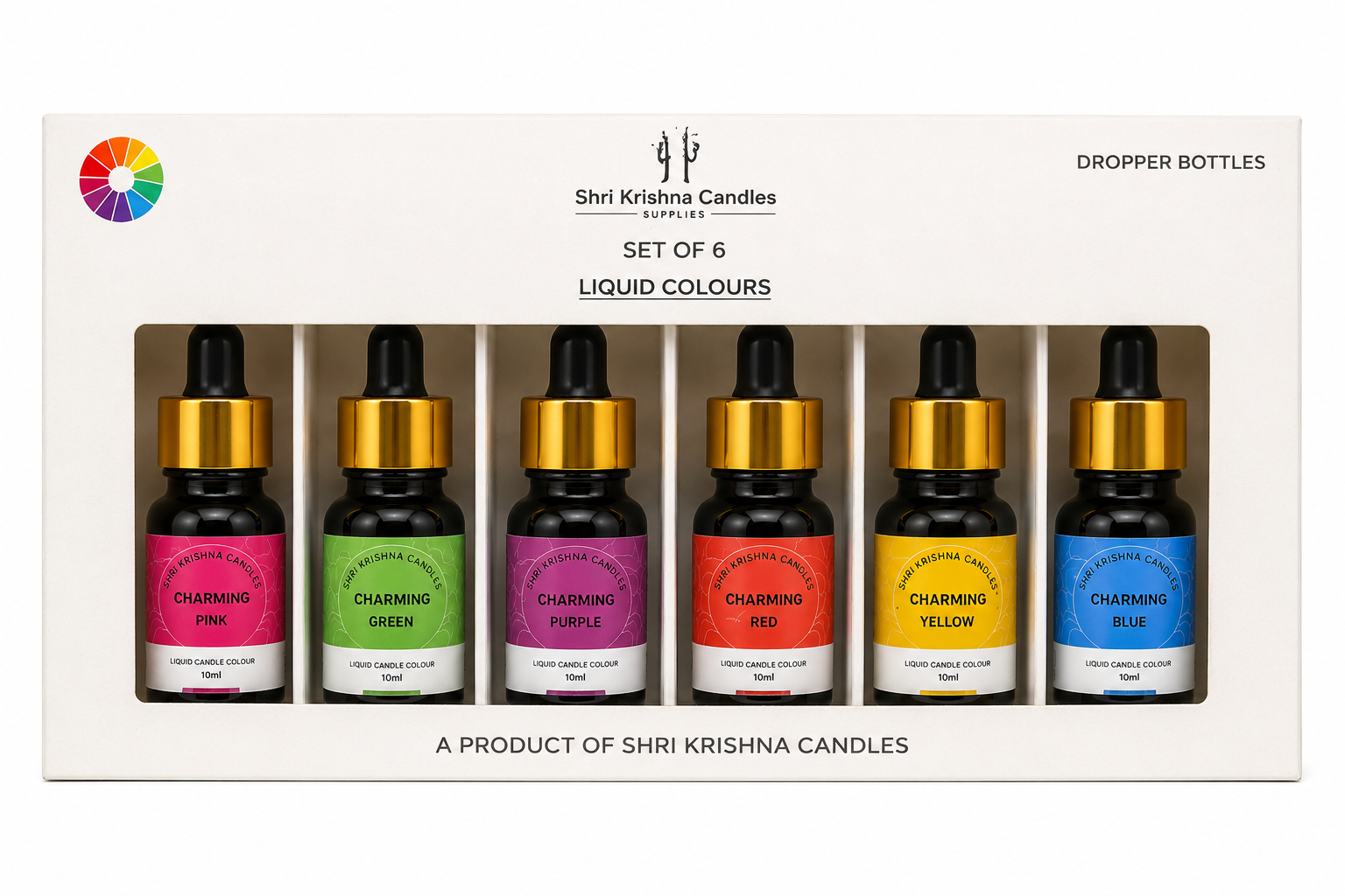 Candle Dye Liquid Colors Set - DIY Candle Making Supplies Bbag | India’s Best Online Stationery Store