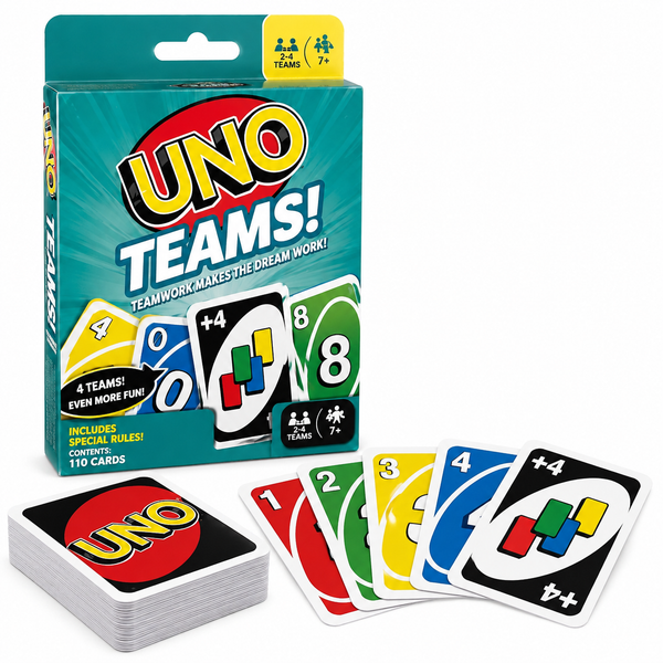 UNO Teams Edition – Cooperative Gameplay for Friends & Families Bbag | India’s Best Online Stationery Store