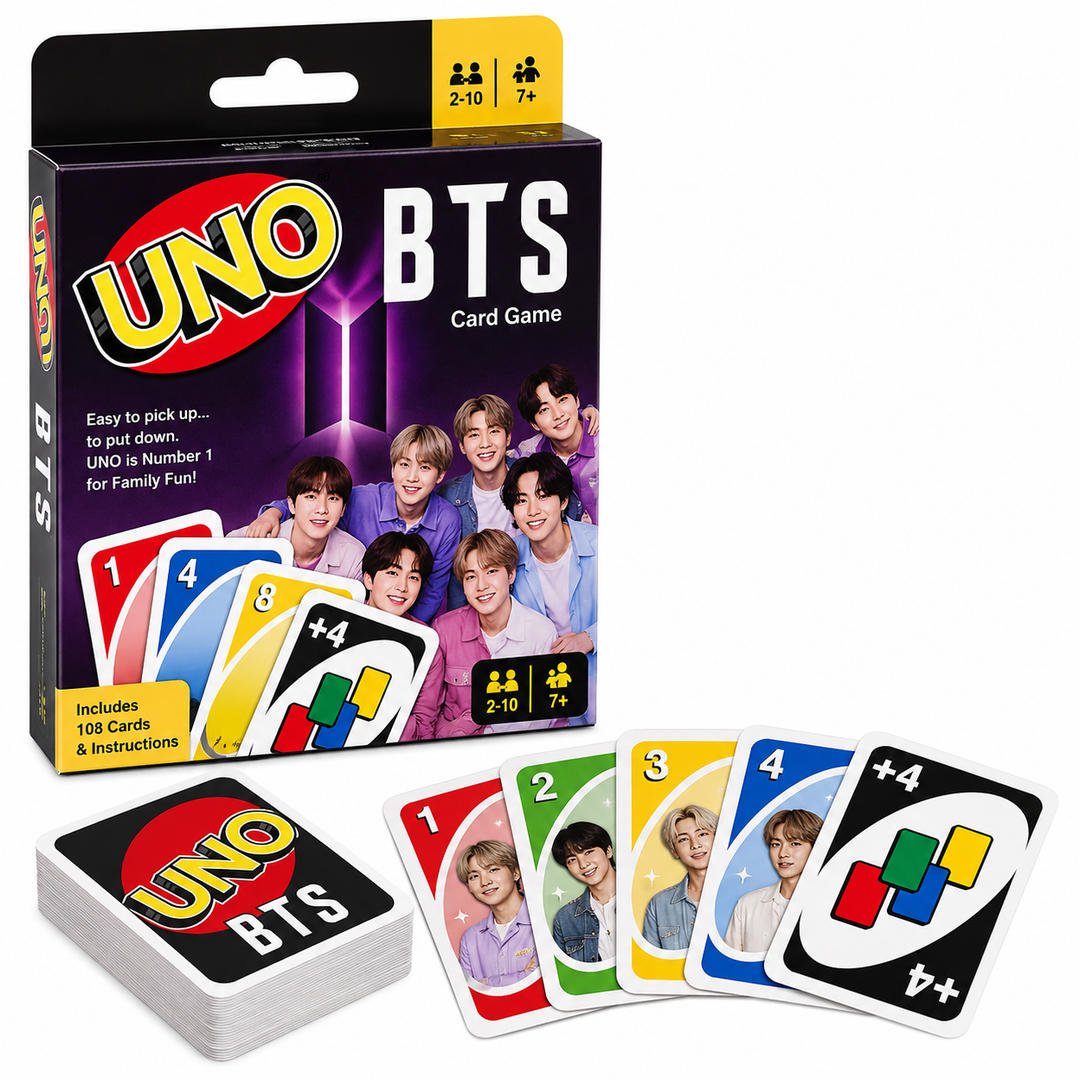 BTS UNO Cards – Exciting K-Pop Inspired Family Card Game Bbag | India’s Best Online Stationery Store