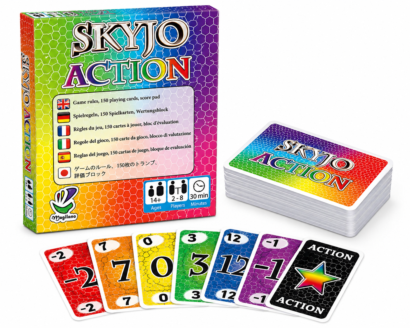 Skyjo Action Strategic Card Game for Friends & Family Bbag | India’s Best Online Stationery Store |