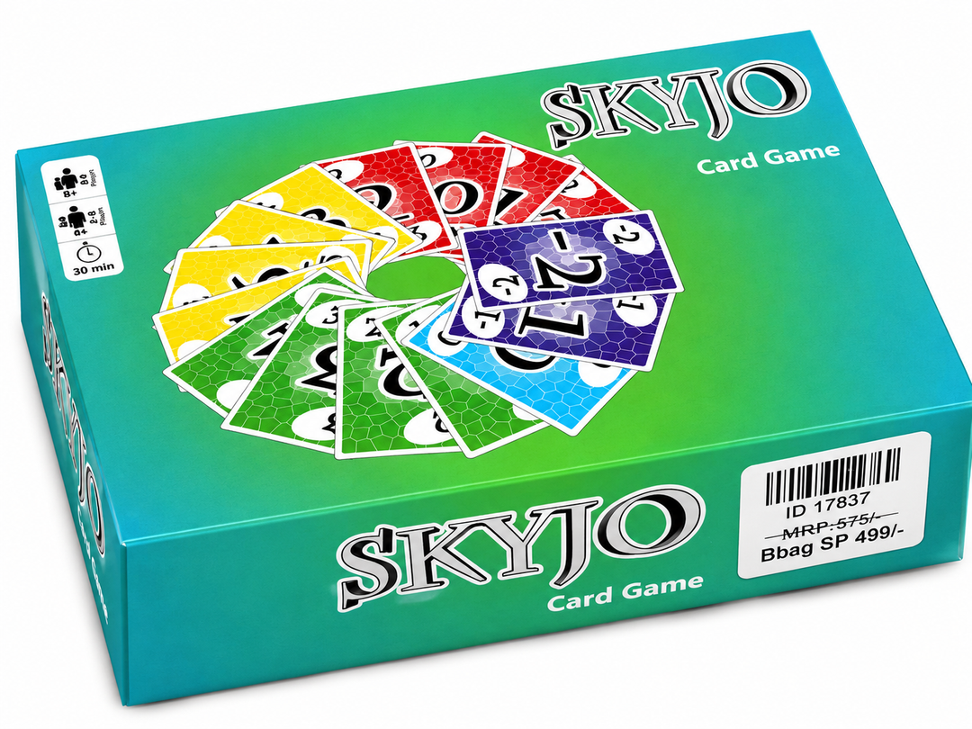 Skyjo Family Card Game - Strategic Number Matching Game Bbag | India’s Best Online Stationery Store