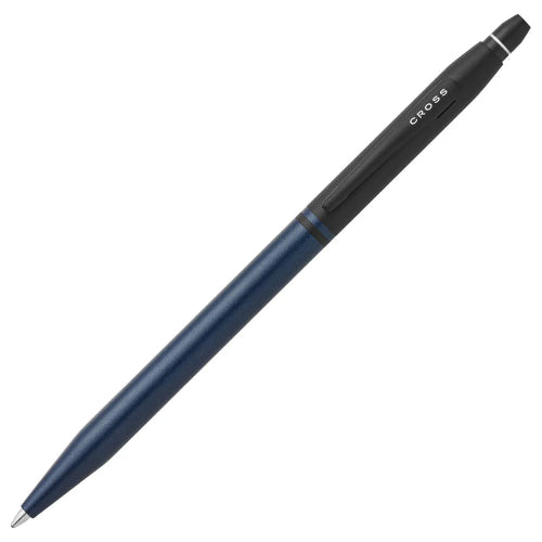 Cross Click Satin Metallic Blue/Black PVD Ballpoint Pen - AT0622-124 / Bbag indias best online store 