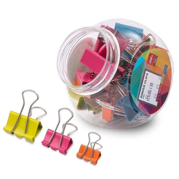 DELI Binder Clip Assorted - collection / 
