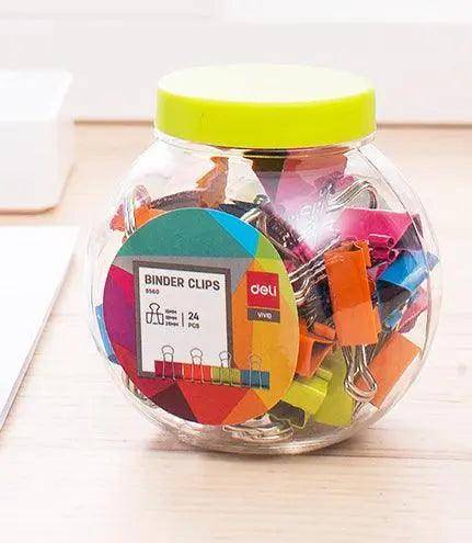 DELI Binder Clip Assorted - collection / 
