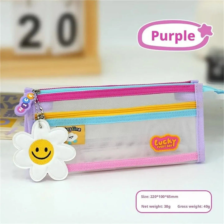 Cute Puppy Multi-Zip Pencil Pouch – Large Capacity Aesthetic Organizer Case for Kids Bbag | India’s Best Online Stationery Store | MANADHAR STATIONERS PRIVATE LIMITED