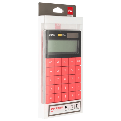 packed pink Deli Modern Calculator