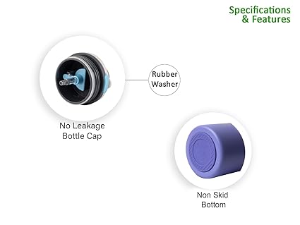 Dubblin Modern 750ml Insulated Water Bottle – Hot & Cold Leakproof Steel Bottle Bbag | India’s Best Online Stationery Store