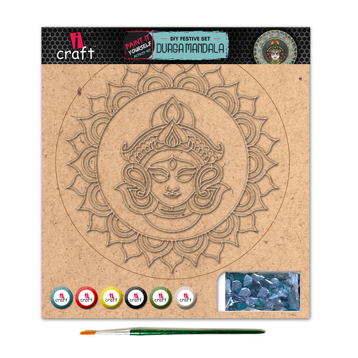 iCraft DIY  Festive Set Mandala Art Kit - Durga Mandala