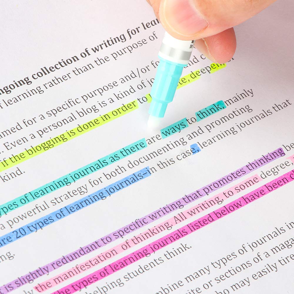 Double-Headed Erasable Highlighter Amazing Colour of highlighting 